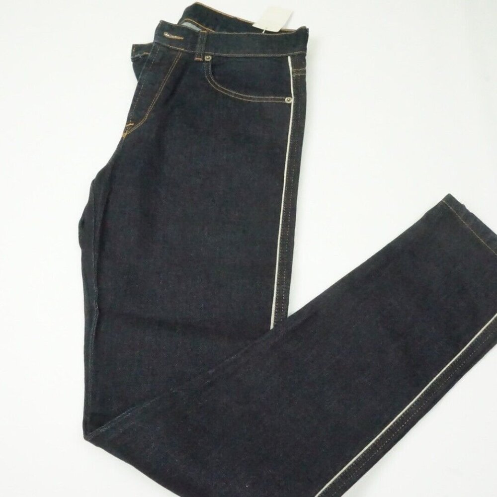 Eidos Denim Slim JLC Preshrunk Dark Wash Blue Jeans Sz 32 Brand New